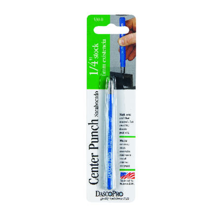 Dasco Pro 1/4 in. High Carbon Steel Center Punch 4 in. L 1 pc