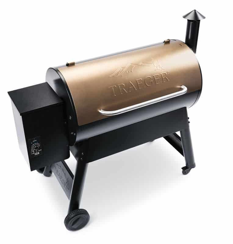 Traeger Pro 34 Pellet Grill And Smoker In Bronze With Cover HD0042