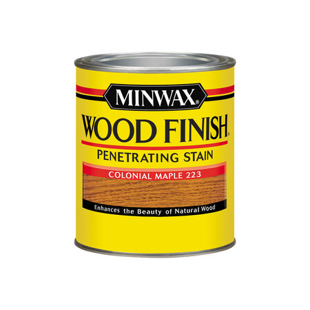 Minwax Wood Finish Semi-Transparent Colonial Maple Oil-Based Penetrating Wood Stain 1 qt