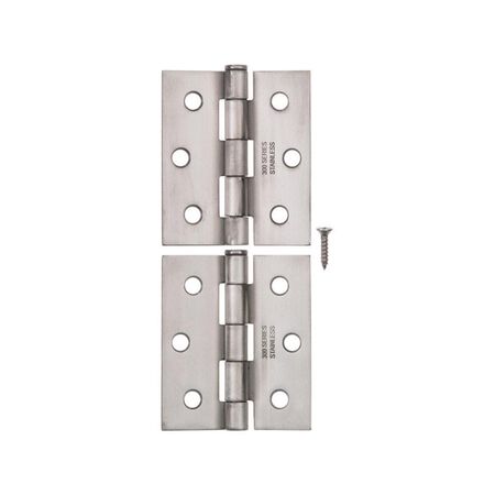 Ace 2-1/2 in. L Stainless Steel Screen Door Hinge 2 pk