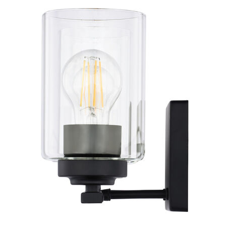 Vaxcel Lighting W0529 Park Ridge 4 Light 28 in.W Vanity Light - Black