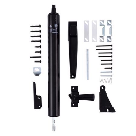 Ace Black Aluminum/Steel Pneumatic Screen/Storm Door Closer