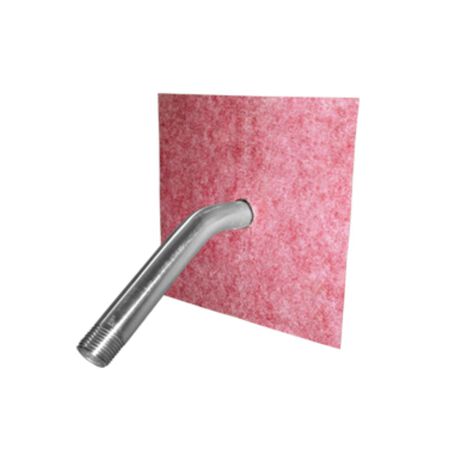 RedGard Fabric Membrane Mixer and Pipe Seal 12 in. x 12 in. with 1.2 in. opening
