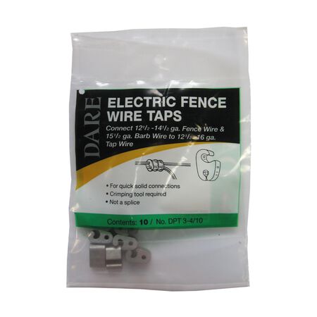 Dare Electric Fence Wire Splice, 10-16-Ga., 50-Pk.