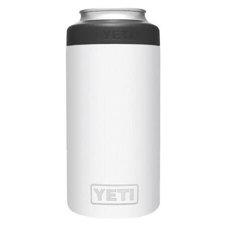 YETI Rambler 16 oz Colster White BPA Free Tall Can Insulator