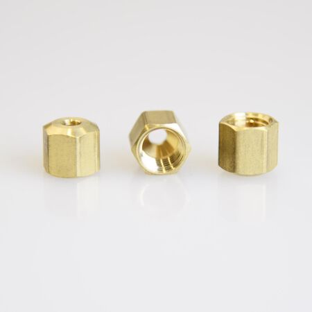 ATC Compression Nut 1/8 in. Yellow Brass 3 pc