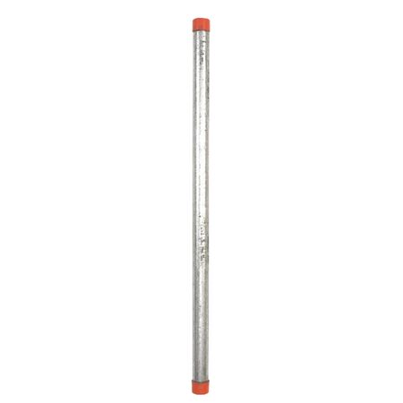 B&K Mueller 3/4 in. D X 24 in. L Galvanized Steel Pre-Cut Pipe