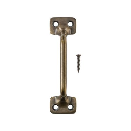 Ace 4 in. L Antique Brass Brass Universal Sash Lift Handle 1 pk