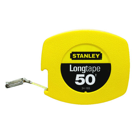 Stanley 50 ft. L X 0.38 in. W Long Tape Measure 1 pk