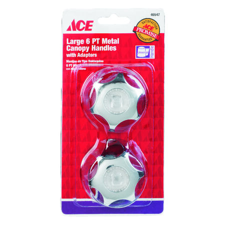 Ace For Universal Chrome Sink and Tub and Shower Faucet Handles