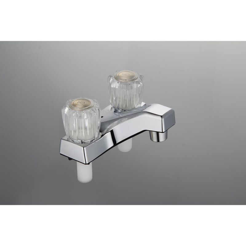 Home Plus Two Handle Lavatory Faucet 4 in. Chrome Stine Home + Yard