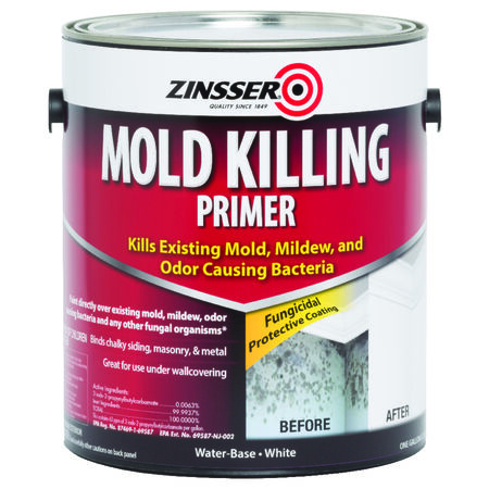 Zinsser White Water-Based Acrylic Mold Killing Primer 1 gal