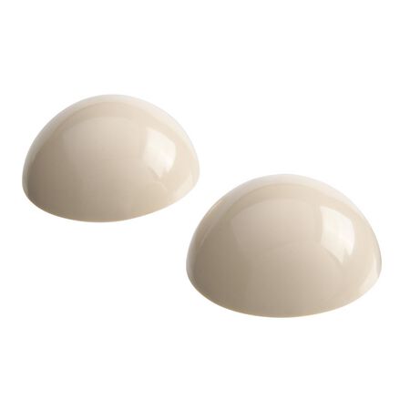 Ace 2-3/8 in. W Plastic Almond Wall Door Stop Mounts to wall 0 in.