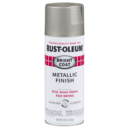 Rust-Oleum Stops Rust Aluminium Bright Coat Metallic Spray 11 oz