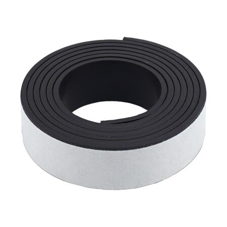 Magnet Source 30 in. L X .5 in. W Black Ferrite Powder/Rubber Polymer Resin Strip Magnetic Tape 1 pc