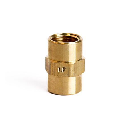 ATC 1/8 in. FPT 1/8 in. D FPT Brass Coupling