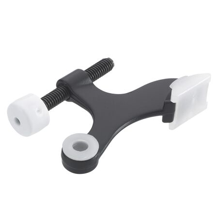 Ace Metal Oil Rubbed Bronze Bronze Hinge Pin Door Stop Mounts to door and wall 0 in.