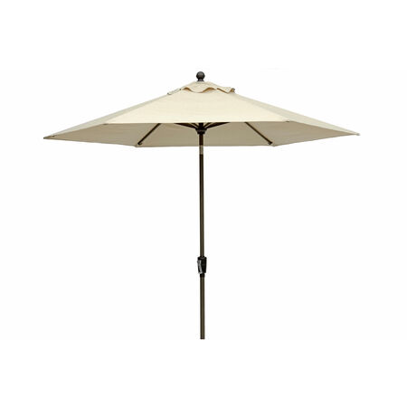 Living Accents Baystone 9 ft. Tiltable Beige Market Umbrella