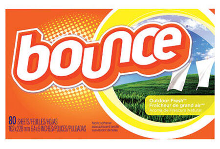 Bounce Outdoor Fresh Scent Fabric Softener Sheets 80 sheet