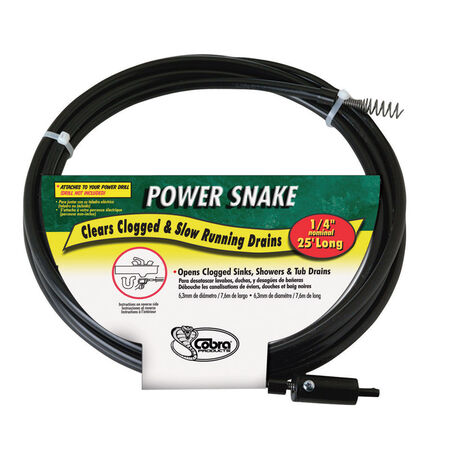 Power Snake 15 ft. L Snake Drain Auger