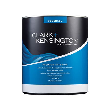 Clark+Kensington Eggshell Designer White Premium Paint Interior 1 qt