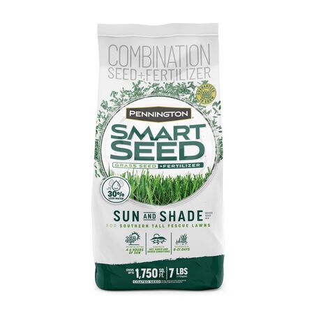 Pennington Smart Seed Mixed Full Sun/Medium Shade Grass Seed and Fertilizer 7 lb