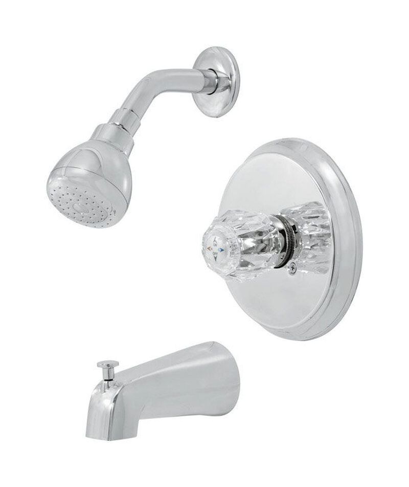 Oakbrook Tub And Shower Faucet 1 Knob, How To Fix A Washerless Bathtub Faucet
