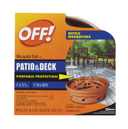 OFF! Mosquito Coil D-Trans Allethrin Coils 2.1 oz.