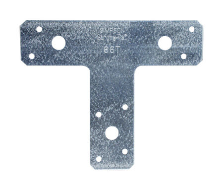 Simpson Strong-Tie Galvanized Steel T Strap 5 in. H x 1-1/2 in. W 14 Ga.