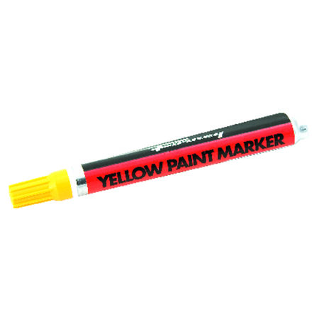 Forney 8.75 in. L X 1.88 in. W Yellow Paint Marker 1 pc