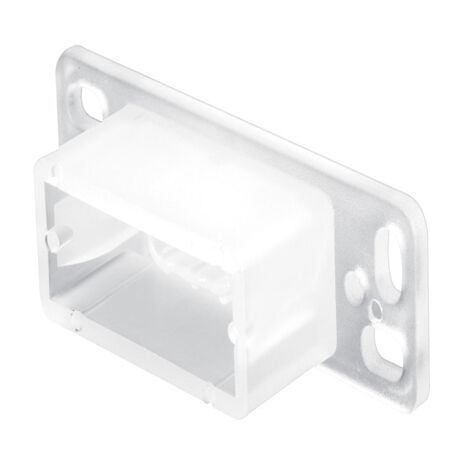 Prime-Line Plastic Center Guide Drawer Track Back Plate 2 pk
