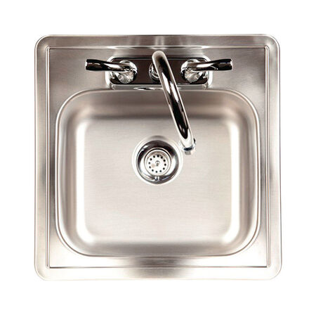 Franke Kindred Stainless Steel Top Mount 15 in. W X 15 in. L Single Bowl Bar Sink