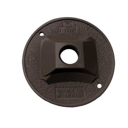 Sigma Engineered Solutions Round Metal 4.13 in. H X 4.13 in. W Lampholder Cover