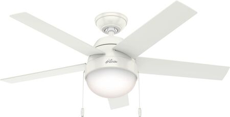 Hunter Fan 46 inch Anslee Fresh White Ceiling Fan