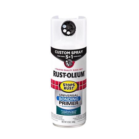 Rust-Oleum Stops Rust Custom 5-in-1 Flat White Universal Bonding Primer 12 oz.