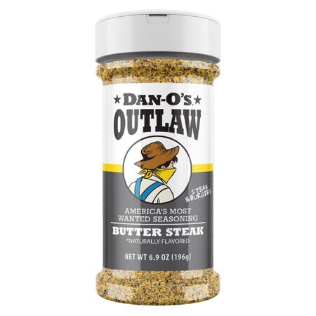 Dan-O's Outlaw Butter Steak BBQ Seasoning 6.9 oz