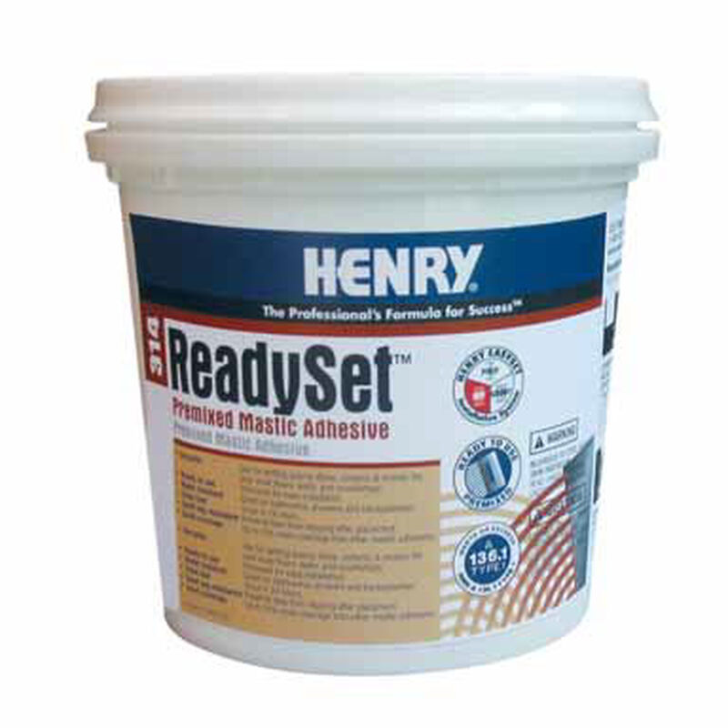 Henry 314 Ready Set Premixed Mastic Adhesive 1 gal. Stine Home + Yard