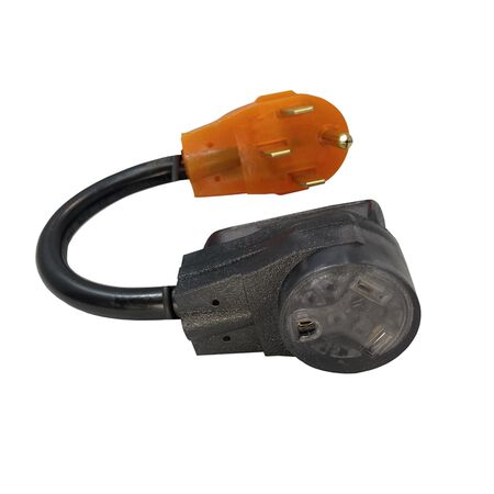 Reliance Controls Color Connect 10/3 SJTW 120 V 12 in. L Adapter Cord