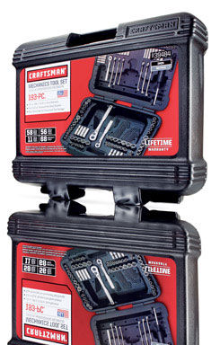 craftsman mechanics air tool set