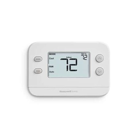 Honeywell Home X1N Heating and Cooling Push Button Non-Programmable Thermostat