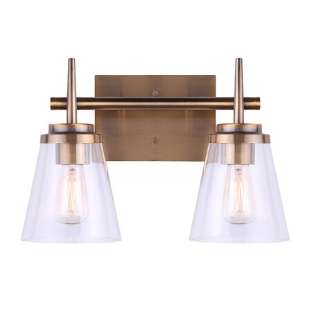 Vanity Perla 2 light gold