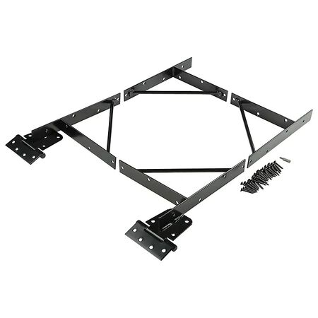 National Hardware Anti-Sag Gate Kit Black