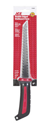 Ace Double Edge Wallboard Saw 6 in. L Rubber Handle