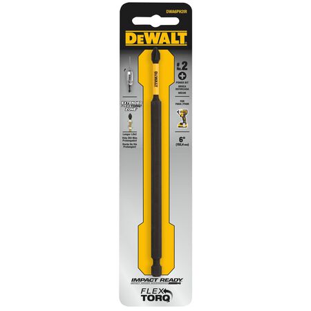 DeWalt Phillips #2 X 6 in. L Screwdriver Bit 1 pc