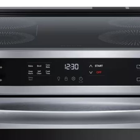 Frigidaire 5.3 Cu. Ft. Front Control Electric Induction Range with Convection Bake