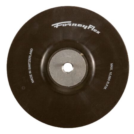 Forney 4-1/2 in. D Rubber Backing Pad 5/8 in.-11 10000 rpm 1 pc