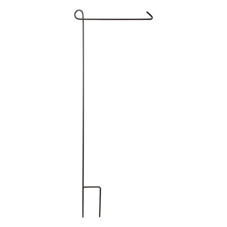 Evergreen Enterprises Garden Flag Stand 44 in. H x 17.5 in. W x 5 in. D Black 44 in. L
