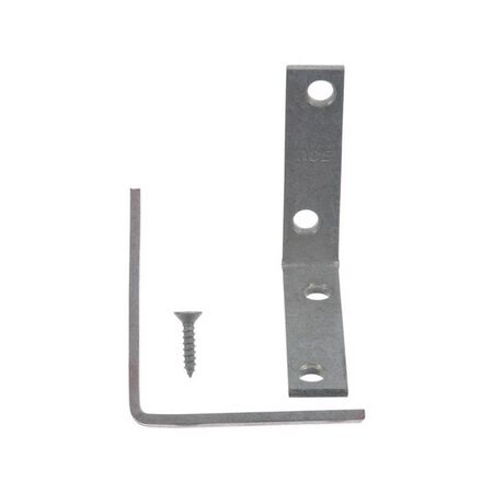 Ace 2-1/2 in. H X 3.75 in. W X 2-1/2 in. D Galvanized Steel Inside L Corner Brace