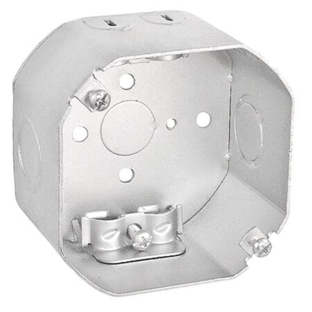 Southwire New and Old Work Octagon Steel Ceiling Box