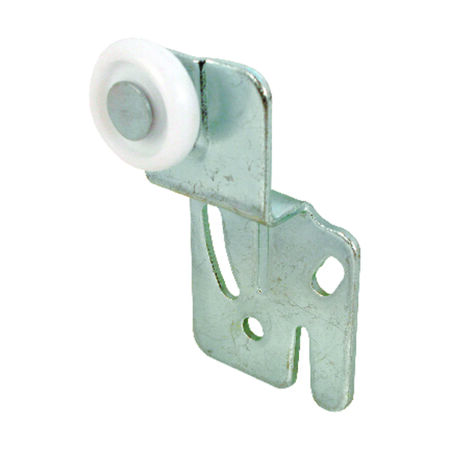 Prime-Line 7/8 in. D X 1.38 in. L Mill Nylon/Steel Roller Assembly 2 pk